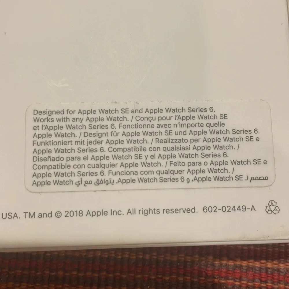 Apple Watch Sport Band, NIB 🎁🎄🎅🏼